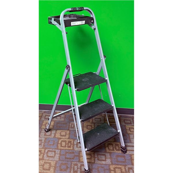 3-Step Lightweight Folding Aluminium Step Ladder