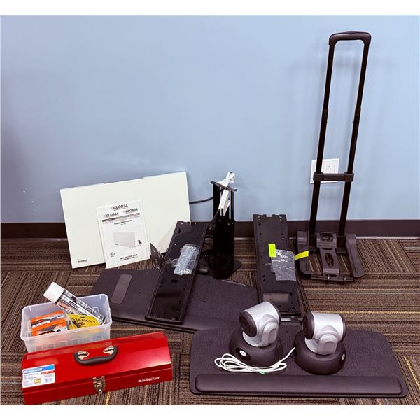 Tools, Dollies, Mastercraft Toolbox, Document Holder & Cameras