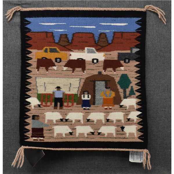 NAVAJO PICTORIAL TEXTILE ( JOANNE BEGAY)