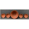 Image 6 : HOPI POTTERY SALAD BOWL SET (ZELLA CHEEDA)
