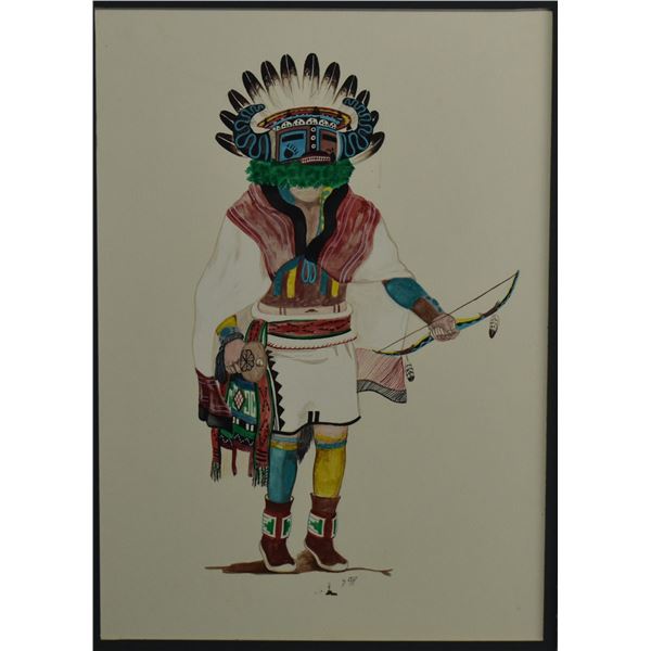 HOPI PAINTING (CLIFF BAHNIMPTEWA)