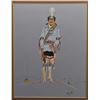 Image 1 : CHOCTAW PAINTING (GARY WHITE DEER)