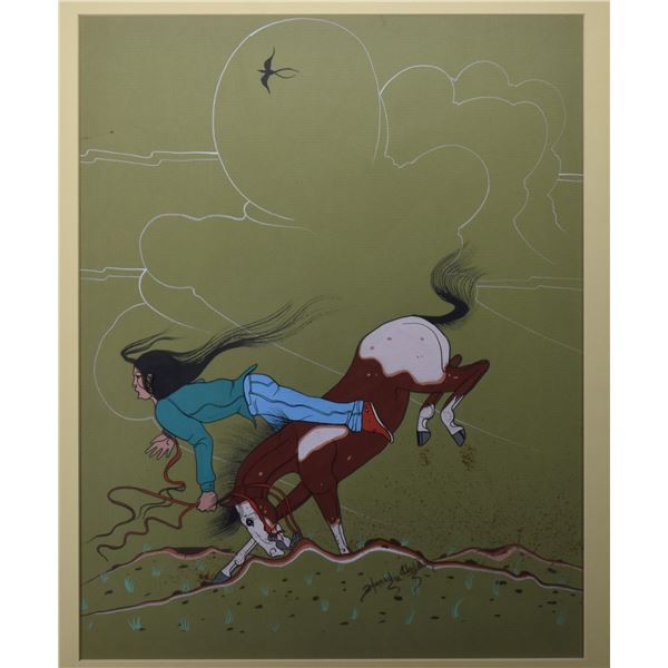 NAVAJO PAINTING (HARRY CLAY)