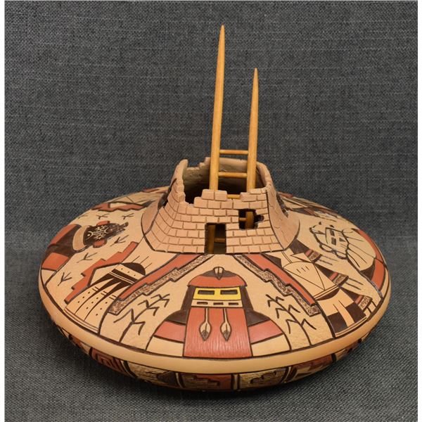 HOPI POTTERY JAR (ELSON SECKLETSTEWA)