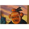 Image 4 : NAVAJO PAINTING (BLACK)