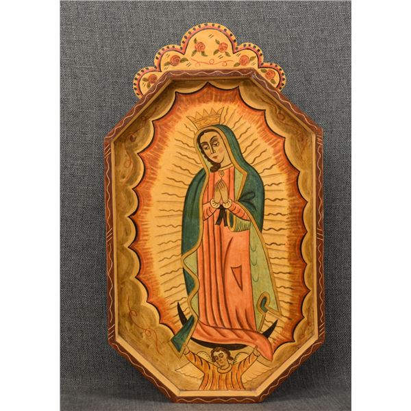 NEW MEXICAN WOOD RETABLO (ALCARIO OTERO)