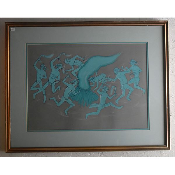 NAVAJO PAINTING (ANDREW TSINAJINIE)