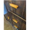 Image 16 : Art Deco Wooden Sideboard With Geometric Detailing and Original Hardware, Measurements Included