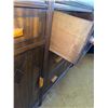 Image 2 : Art Deco Wooden Sideboard With Geometric Detailing and Original Hardware, Measurements Included
