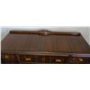 Image 3 : Art Deco Wooden Sideboard With Geometric Detailing and Original Hardware, Measurements Included