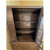 Image 10 : Art Deco China Cabinet With Geometric Leaded Glass and Bakelite Pulls