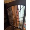 Image 9 : Art Deco China Cabinet With Geometric Leaded Glass and Bakelite Pulls