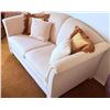 Image 3 : Upholstered Loveseat Sofa with Four Throw Pillows