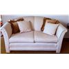 Image 5 : Upholstered Loveseat Sofa with Four Throw Pillows