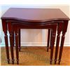 Image 1 : Three Stacking Mahogany Nesting Tables