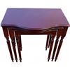 Image 2 : Three Stacking Mahogany Nesting Tables