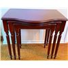 Image 4 : Three Stacking Mahogany Nesting Tables