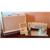 Image 3 : Singer Stylist 413 Zig-Zag Sewing Machine with Case, Table and Chair