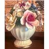 Image 5 : 2 Capodimonte Porcelain Floral Arrangements, Venus de Milo Statue, and Invitation to Poetry (