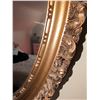Image 2 : Oval Wall Mirror with Ornate Gold-Tone Frame