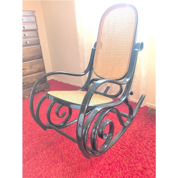 Bentwood and Cane Rocking Chair