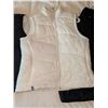 Image 2 : 3 Ladies Size Large Puffer and Softshell Vests, Mixed Brands