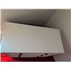 Image 5 : Wooden Three-Drawer Dresser with Red and White Painted Finish