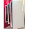 Image 7 : Wooden Three-Drawer Dresser with Red and White Painted Finish