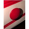 Image 9 : Wooden Three-Drawer Dresser with Red and White Painted Finish