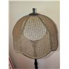 Image 4 : Wood Floor Lamp with Woven Rattan Shade