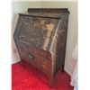 Image 2 : Walnut Drop-Front Secretary Desk with Bronze  Hardware