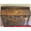 Image 3 : Walnut Drop-Front Secretary Desk with Bronze  Hardware