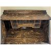 Image 9 : Walnut Drop-Front Secretary Desk with Bronze  Hardware