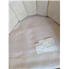 Image 7 : Beige Fabric Armchair With Rolled Arms and Shell Back