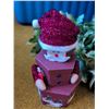 Image 19 : Large Assortment of Christmas Decor and Ornaments, Includes Storage Bin