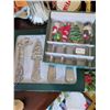 Image 21 : Large Assortment of Christmas Decor and Ornaments, Includes Storage Bin