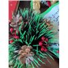Image 22 : Large Assortment of Christmas Decor and Ornaments, Includes Storage Bin