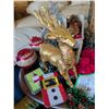 Image 5 : Large Assortment of Christmas Decor and Ornaments, Includes Storage Bin