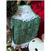 Image 6 : Large Assortment of Christmas Decor and Ornaments, Includes Storage Bin