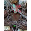 Image 9 : Large Assortment of Christmas Decor and Ornaments, Includes Storage Bin