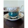 Image 10 : 6 English Bone China Teacup and Saucer Trios