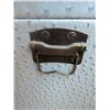 Image 9 : Blue Ostrich-Embossed Storage Trunk With Metal Hardware