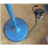 Image 7 : Tall Floor Lamp with Fabric Shade and Decorative Metal Base