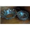 Image 10 : Servingware and Glassware Including Italian Crystal, Metal Trays, and Divided Bowl