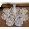 Image 1 : Seven-Piece Cut Crystal Bowl and Vase Set