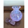 Image 6 : Maling Rosalind Trinket Dish, Pink Art Glass Perfume Bottle & Indian Agate Box