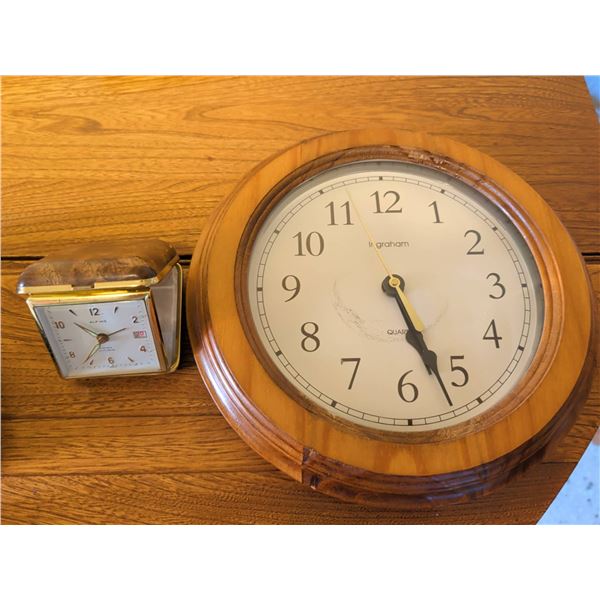 Desk, Travel, and Wall Clocks – 5 Pieces