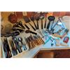 Image 1 : Large Mixed Lot of Kitchen Utensils and Flatware