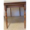 Image 11 : Wood Drop-Leaf Dining Table With Two Windsor Arm Chairs