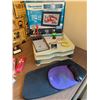 Image 10 : Office Desk, Steel Filing Cabinet, and Assorted Office Supplies